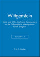 Book cover of: Wittgenstein, Part II: Exegesis §§428-693. By: P. M. S. Hacker