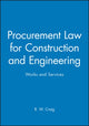 Book cover of: Procurement Law for Construction and Engineering