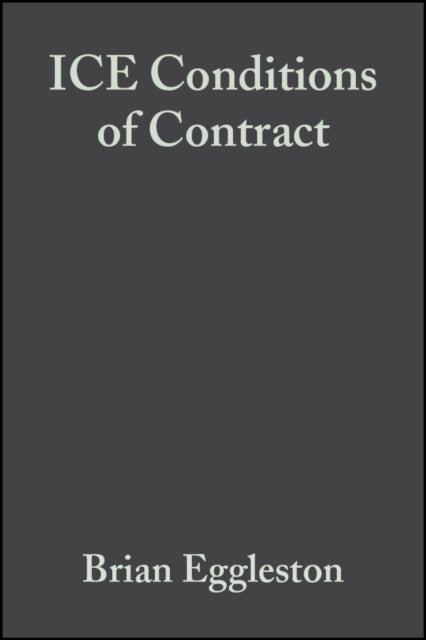 Book cover of: ICE Conditions of Contract