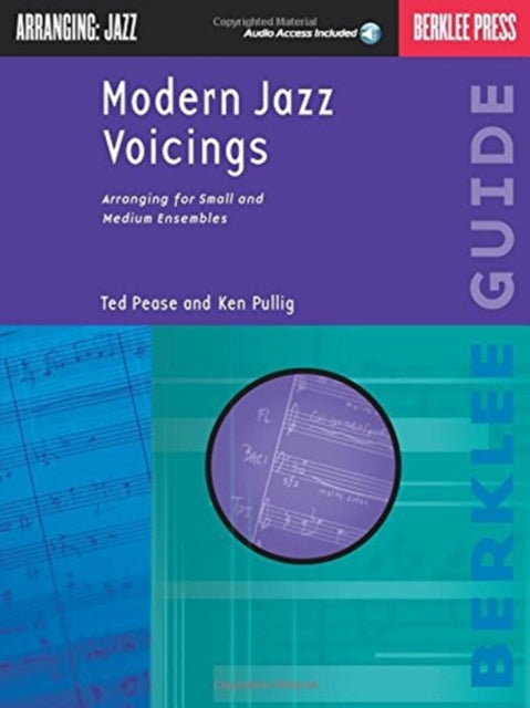 Book cover of: Modern Jazz Voicings. By: Ted Pease