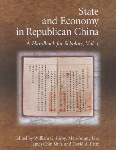 Book cover of: State and Economy in Republican China