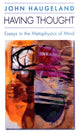 Book cover of: Having Thought. By: John Haugeland