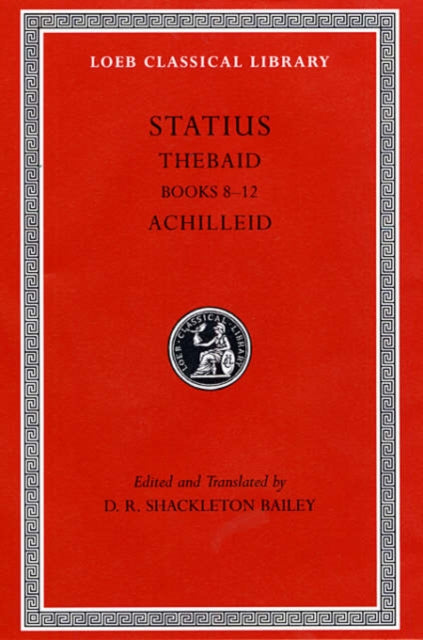 Book cover of: Thebaid, Volume II. By: Publius Papinius Statius