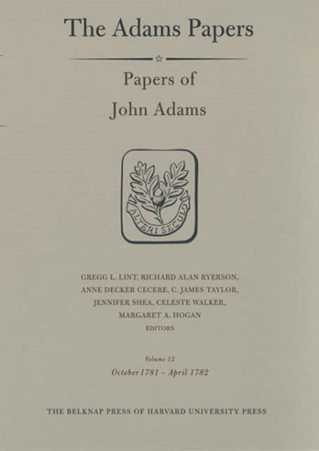 Book cover of: Papers of John Adams. By: John Adams - undifferentiated