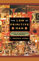 Book cover of: Law of Primitive Man. By: E. Adamson Hoebel