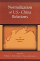 Book cover of: Normalization of U.S.–China Relations. By: Robert Accinelli