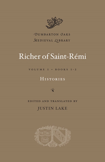 Book cover of: Histories. By: Richer of Saint-Rémy