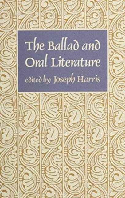 Book cover of: Ballad and Oral Literature