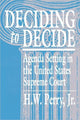 Book cover of: Deciding to Decide. By: H.W., Jr. Perry