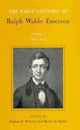 Book cover of: Early Lectures of Ralph Waldo Emerson. By: Ralph Waldo Emerson