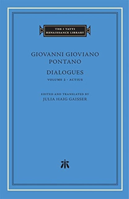 Book cover of: Dialogues. By: Giovanni Gioviano Pontano