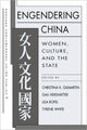 Book cover of: Engendering China. By: Christina Gilmartin