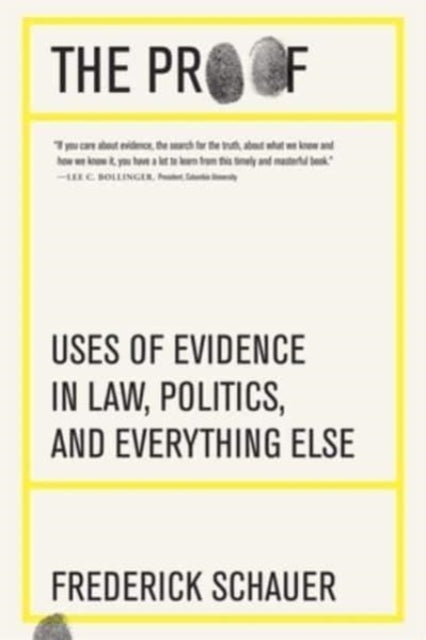Book cover of: Proof. By: Frederick Schauer
