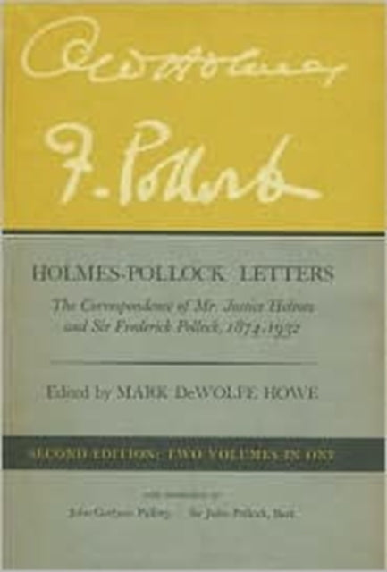 Book cover of: Holmes–Pollock Letters. By: Mira Behn.