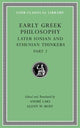 Book cover of: Early Greek Philosophy, Volume VII. By: André Laks