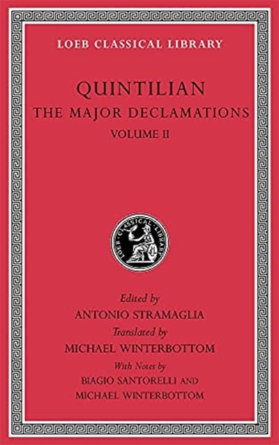 Book cover of: Major Declamations, Volume II. By: Antonio Stramaglia