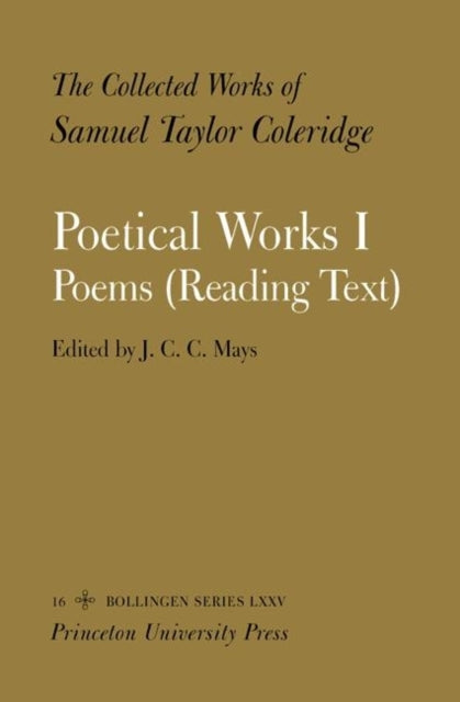 Book cover of: Collected Works of Samuel Taylor Coleridge, Vol. 16, Part 1