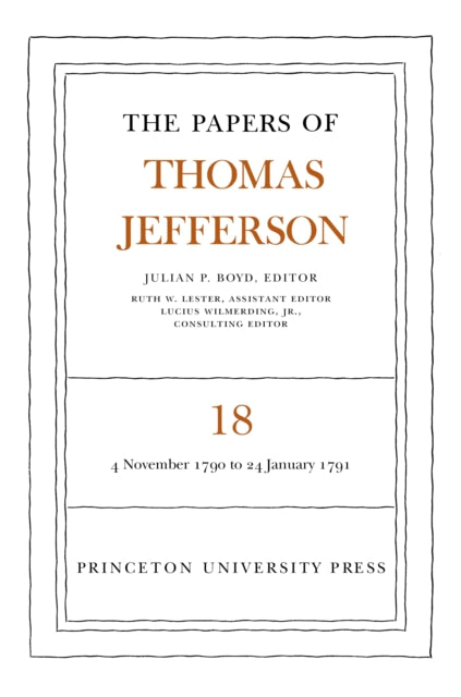 Book cover of: Papers of Thomas Jefferson, Volume 18. By: Thomas Jefferson