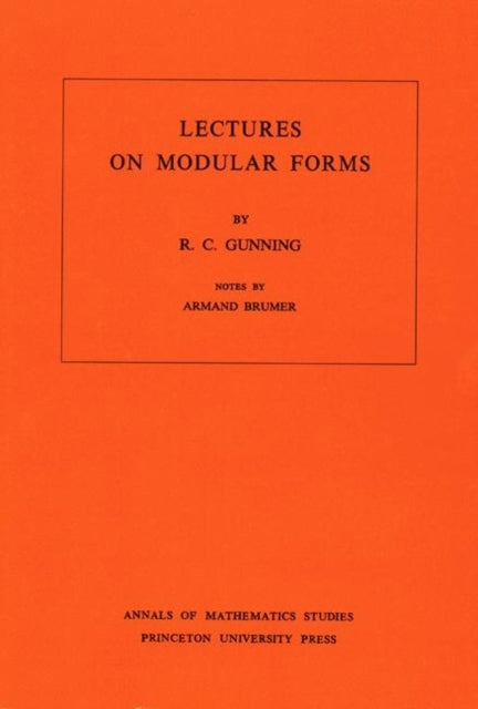 Book cover of: Lectures on Modular Forms