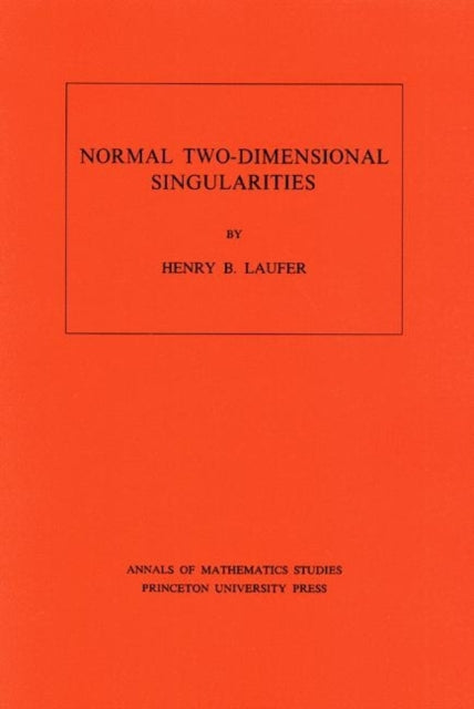 Book cover of: Normal Two-Dimensional Singularities