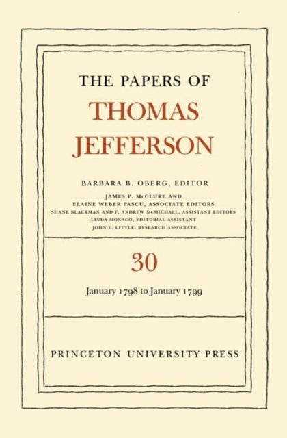 Book cover of: Papers of Thomas Jefferson, Volume 30. By: Thomas Jefferson