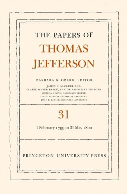 Book cover of: Papers of Thomas Jefferson, Volume 31