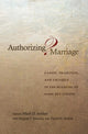 Book cover of: Authorizing Marriage?. By: Mark D. Jordan