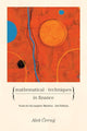 Book cover of: Mathematical Techniques in Finance. By: Aleš Černý