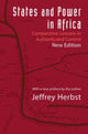 Book cover of: States and Power in Africa. By: Jeffrey Herbst
