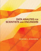 Book cover of: Data Analysis for Scientists and Engineers. By: Edward L. Robinson