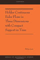 Book cover of: Holder Continuous Euler Flows in Three Dimensions with Compact Support in Time. By: Philip Isett