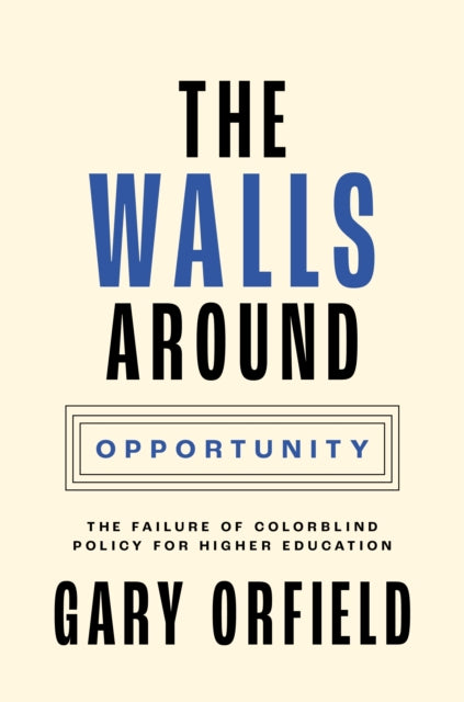 Book cover of: Walls around Opportunity. By: Gary Orfield