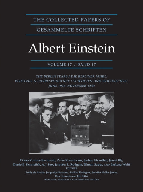 Book cover of: Collected Papers of Albert Einstein, Volume 17 (Documentary Edition). By: Albert Einstein