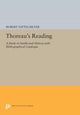 Book cover of: Thoreau's Reading. By: Robert Sattelmeyer
