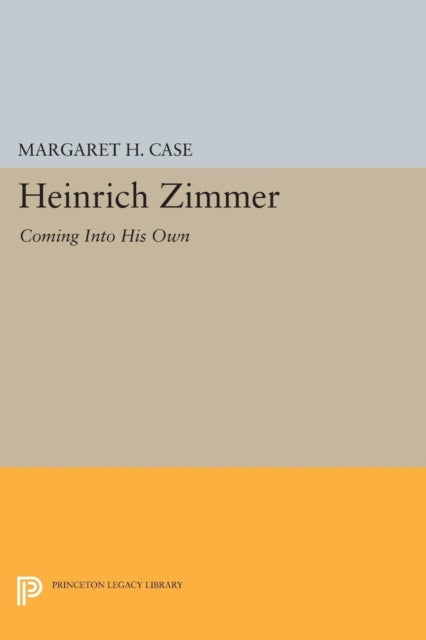 Book cover of: Heinrich Zimmer. By: Margaret H. Case