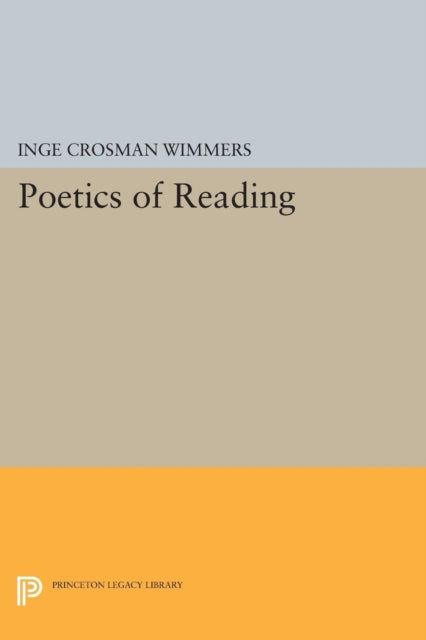 Book cover of: Poetics of Reading. By: Inge Crosman Wimmers