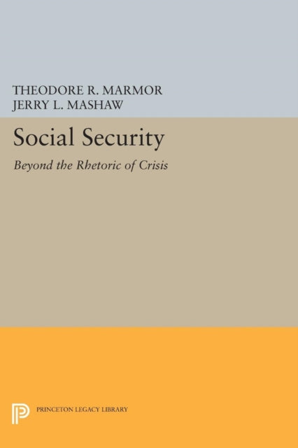 Book cover of: Social Security. By: Theodore R. Marmor