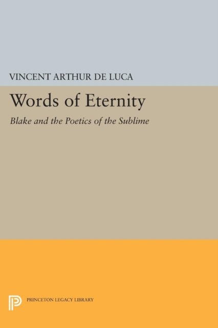 Book cover of: Words of Eternity. By: Vincent Arthur De Luca