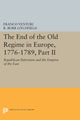 Book cover of: End of the Old Regime in Europe, 1776-1789, Part II. By: Franco Venturi