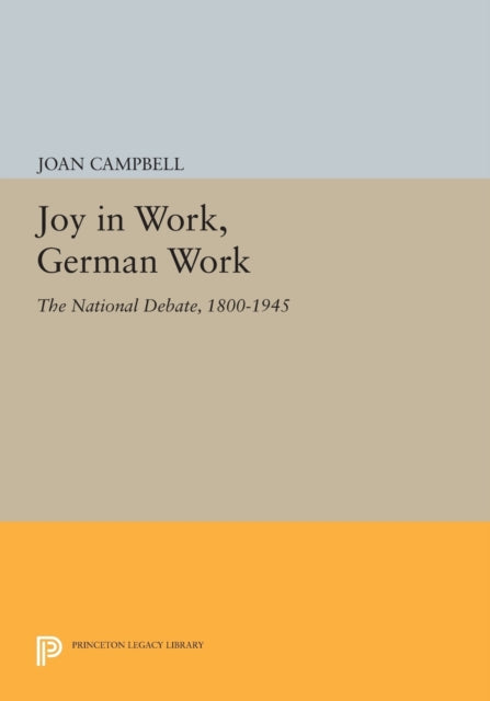 Book cover of: Joy in Work, German Work. By: Joan Campbell