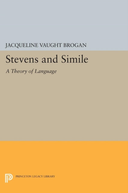 Book cover of: Stevens and Simile. By: Jacqueline Vaught Brogan