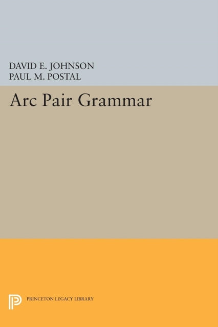 Book cover of: Arc Pair Grammar. By: David E. Johnson