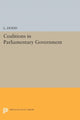 Book cover of: Coalitions in Parliamentary Government. By: L. Dodd