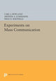 Book cover of: Experiments on Mass Communication. By: C. I. Hovland