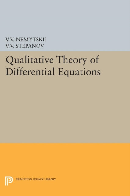 Book cover of: Qualitative Theory of Differential Equations. By: Viktor Vladimirovich Nemytskii