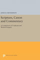 Book cover of: Scripture, Canon and Commentary. By: Henderson, John B.