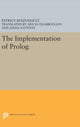 Book cover of: Implementation of Prolog. By: Patrice Boizumault
