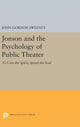 Book cover of: Jonson and the Psychology of Public Theater. By: John Gordon Sweeney
