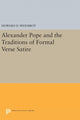 Book cover of: Alexander Pope and the Traditions of Formal Verse Satire. By: Howard D. Weinbrot