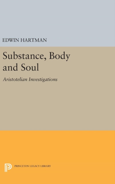 Book cover of: Substance, Body and Soul. By: Edwin Hartman
